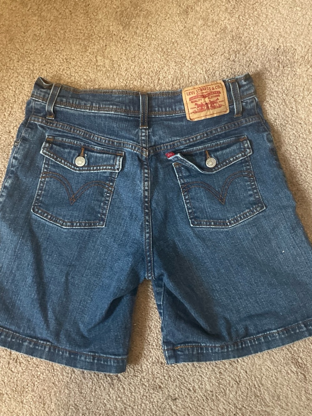 Levi's Blue Denim Jean Shorts